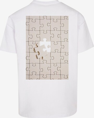 T-Shirt 'Missing Peace' Merchcode en blanc