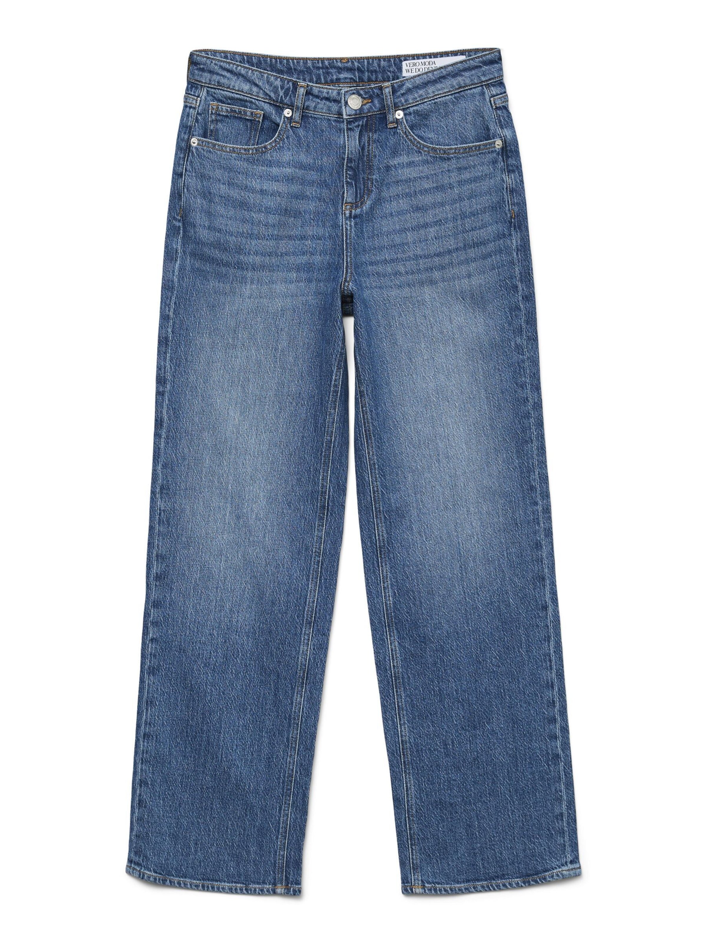 VERO MODA Wide Leg Jeans 'Melisa' i blå: forside