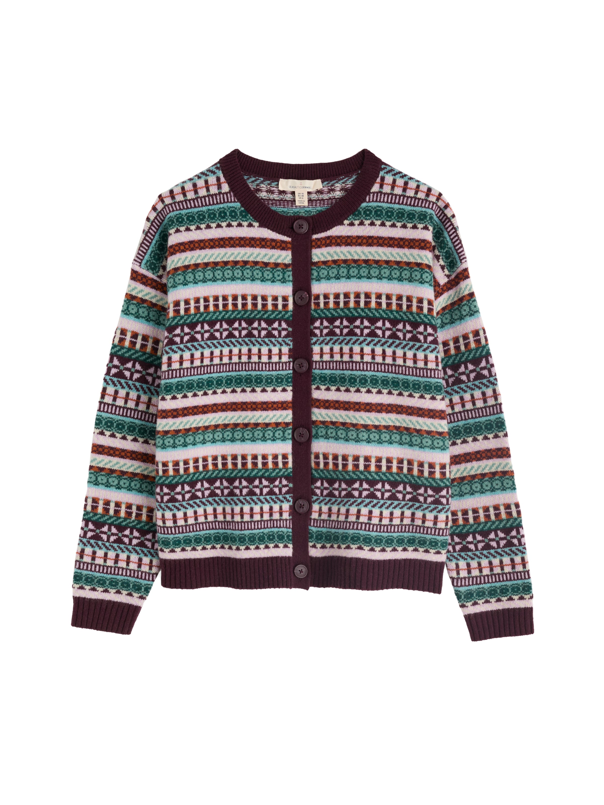 Seasalt Cornwall Neuletakki ' Copperhouse' ' värissä monivärinen: etupuoli