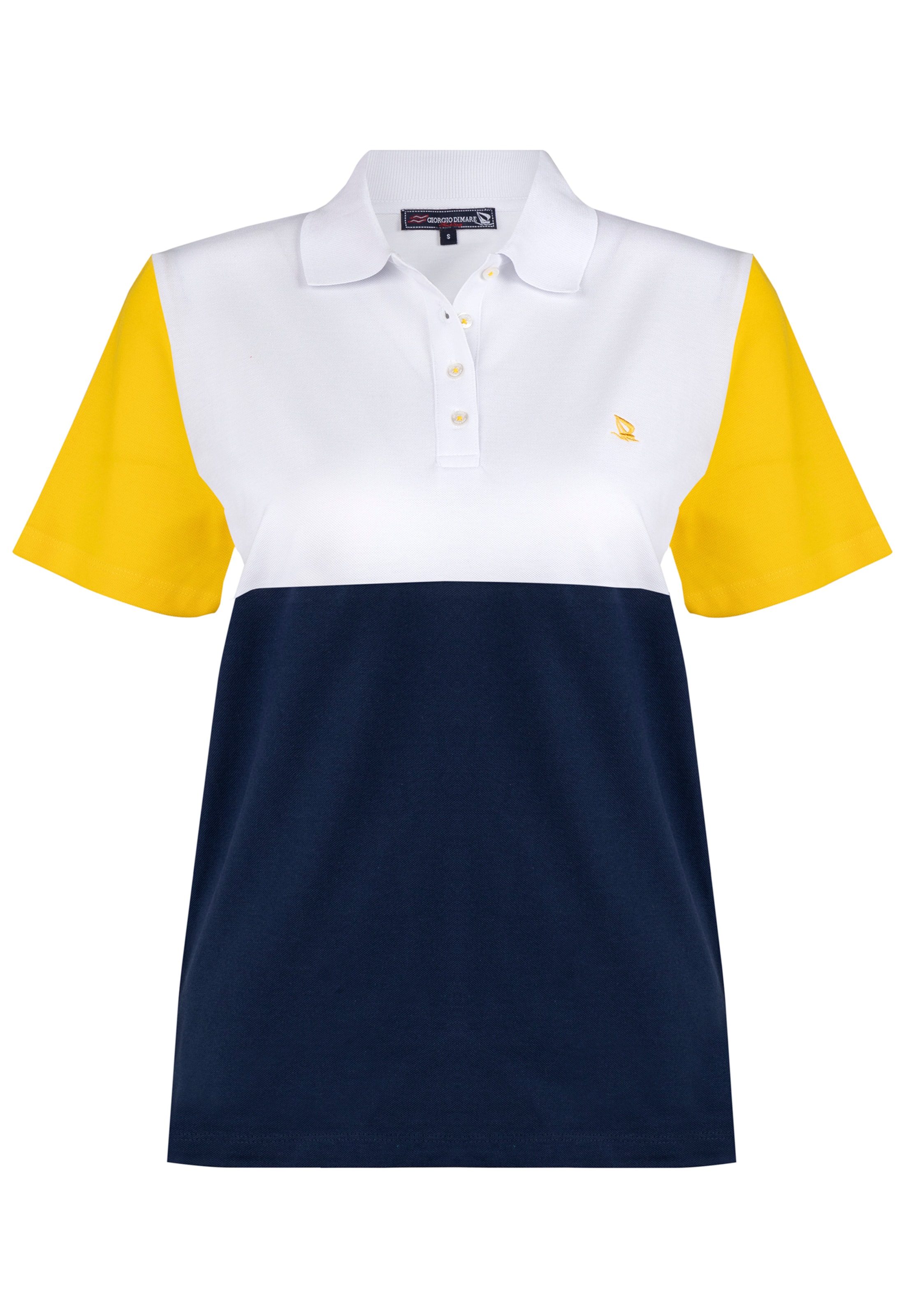 Giorgio di Mare T-shirt i blå / gul / vit, Produktvy