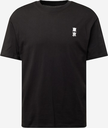 JACK & JONES - Camiseta 'TOKYO' en negro: frente