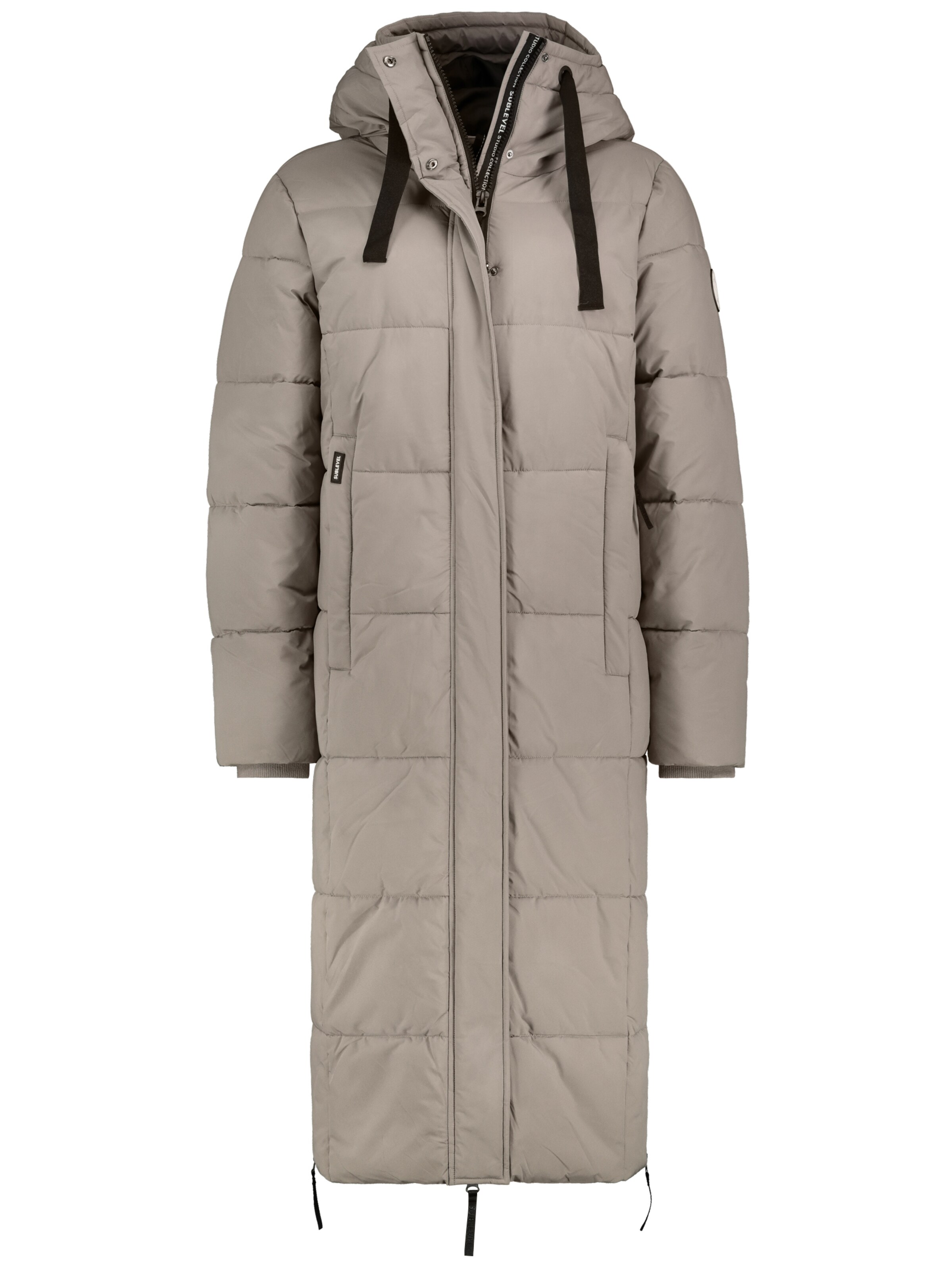 Sublevel Wintermantel in Beige: Vorderseite