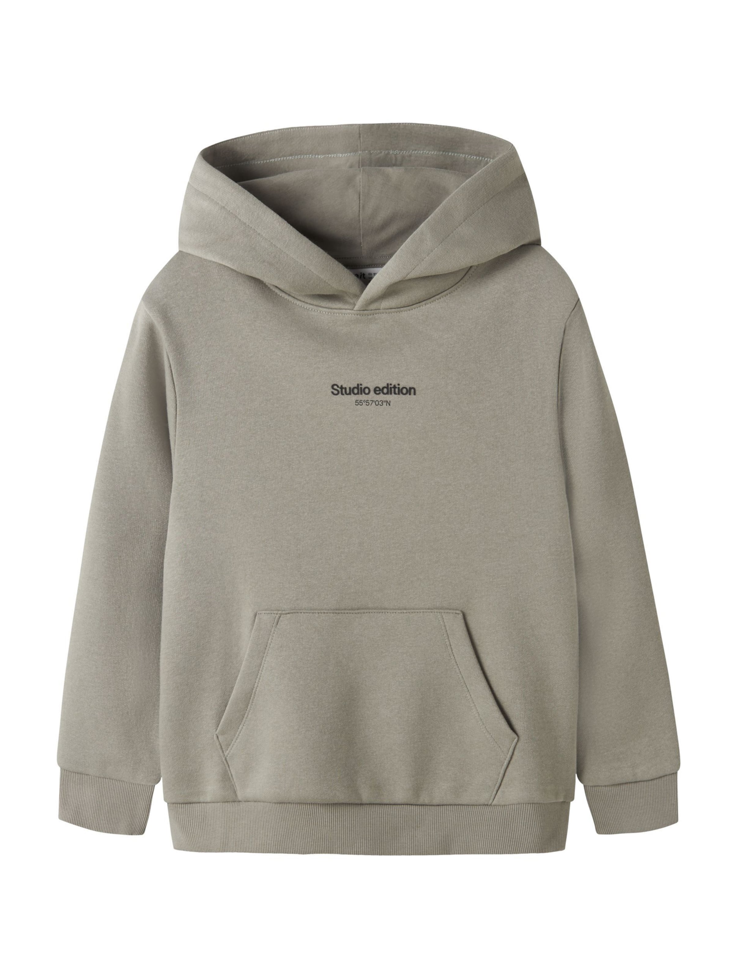 NAME IT Mikina 'NKMBRODY' – šedá: přední strana