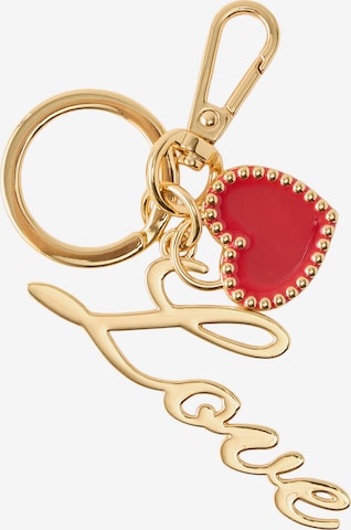 Love MoschinoPrivjesak za ključeve - zlatna boja: prednji dio