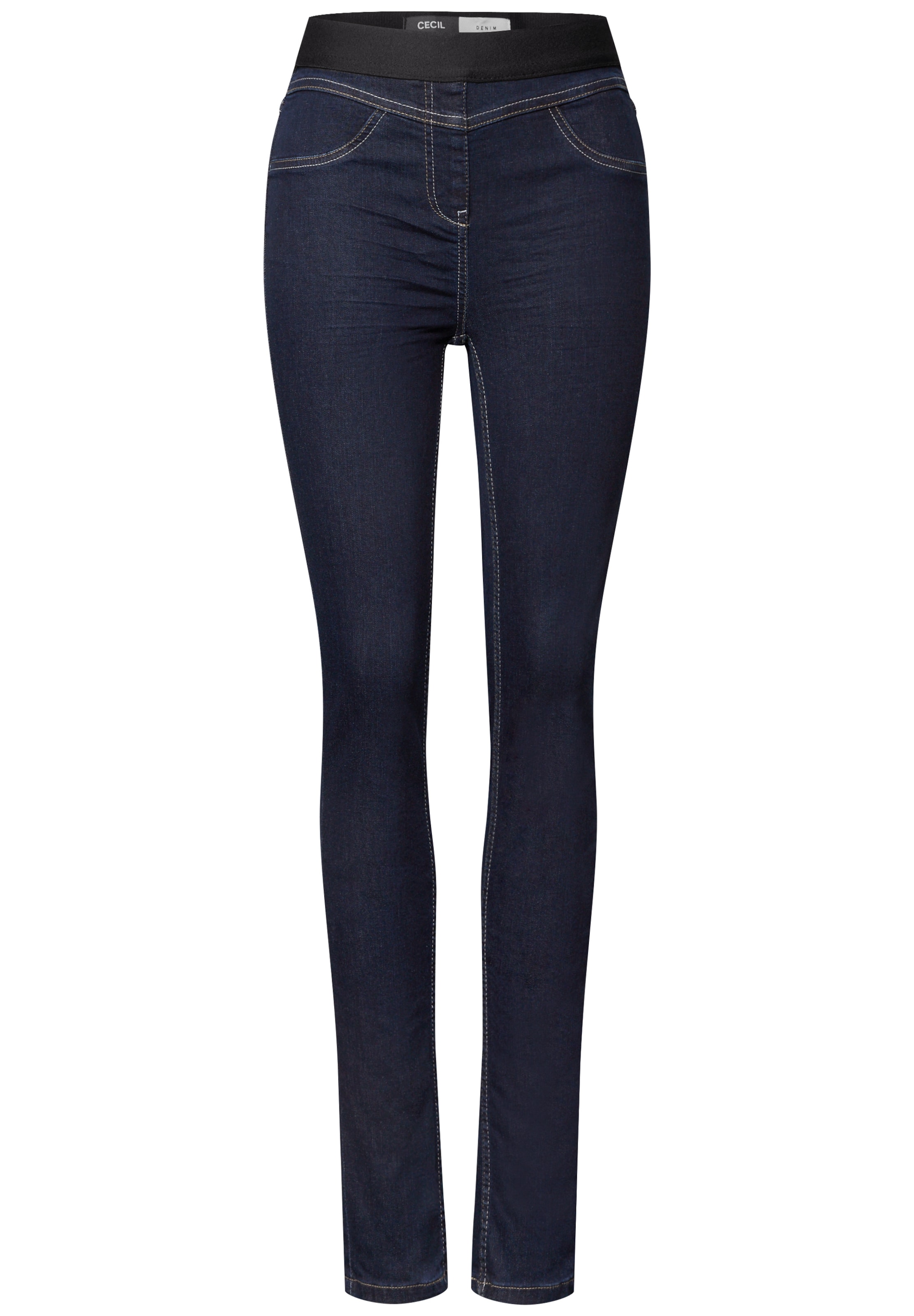 CECIL Skinny Jeggings 'Vicky' in Blau: Vorderseite