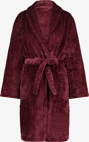 Hunkemöller Short Bathrobe in Brown: front