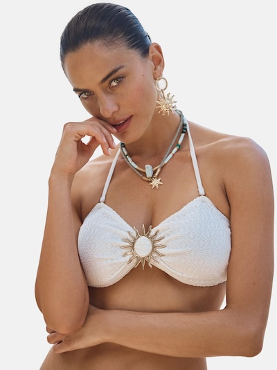 love & roses Bikini zgornji del v velikosti 85  | volneno bela barva, Prikaz izdelka