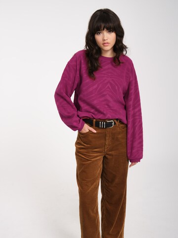 Volcom Sweatshirt 'ERROR 101 CREW' in Roze