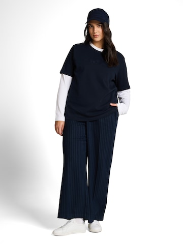 T-shirt Tom Tailor Women + en bleu