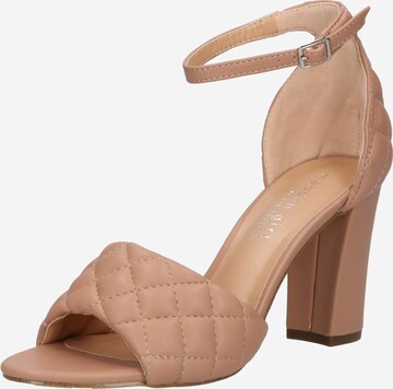 Madden Girl Strap sandal in Brown: front