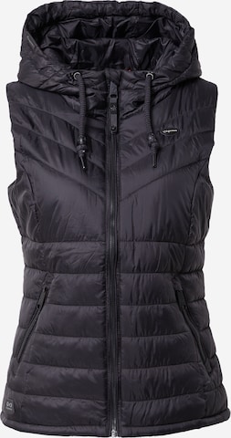 Gilet 'LUCINDA' Ragwear en noir : devant