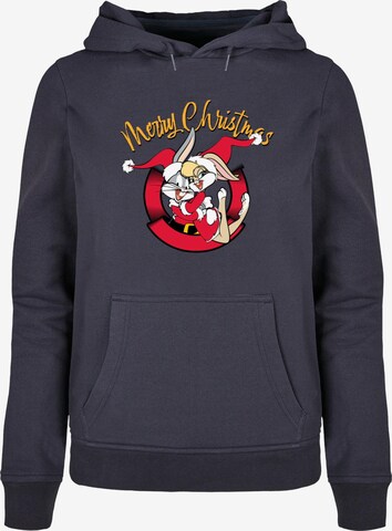 ABSOLUTE CULT Sweatshirt 'Looney Tunes - Lola Merry Christmas' in Blauw: voorkant