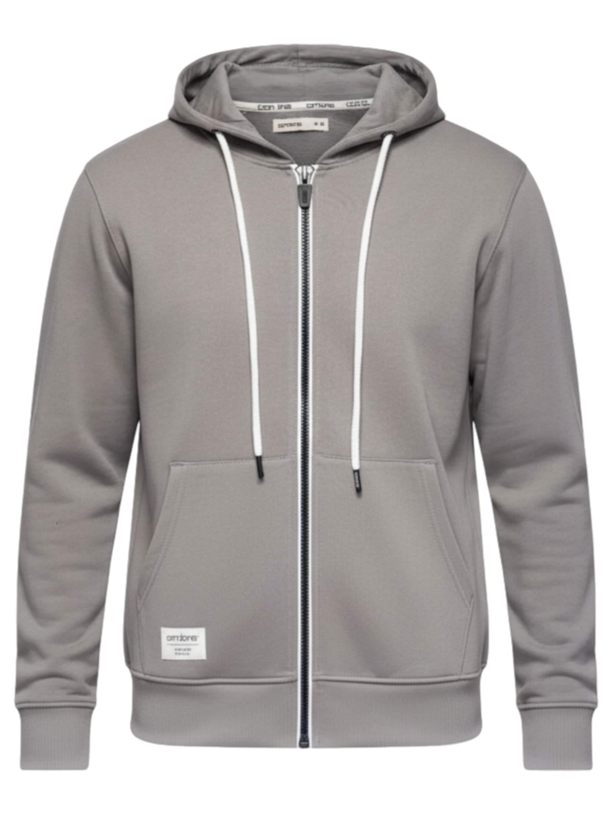 Ombre Sweatshirt in Grijs: voorkant