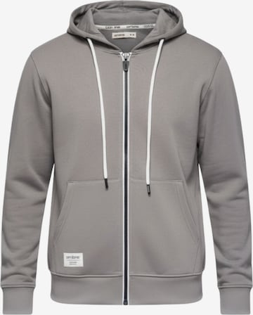 Sweat-shirt Ombre en gris : devant