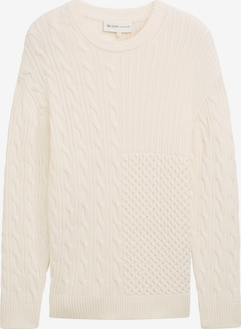 TOM TAILOR DENIM Pullover in Beige: Vorderseite