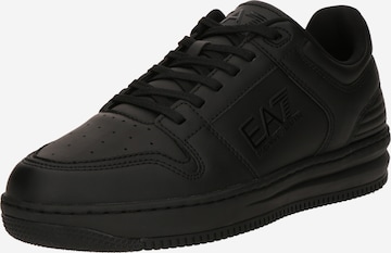 EA7 Emporio Armani Trampki niskie 'SLASHER' w kolorze czarny: przód