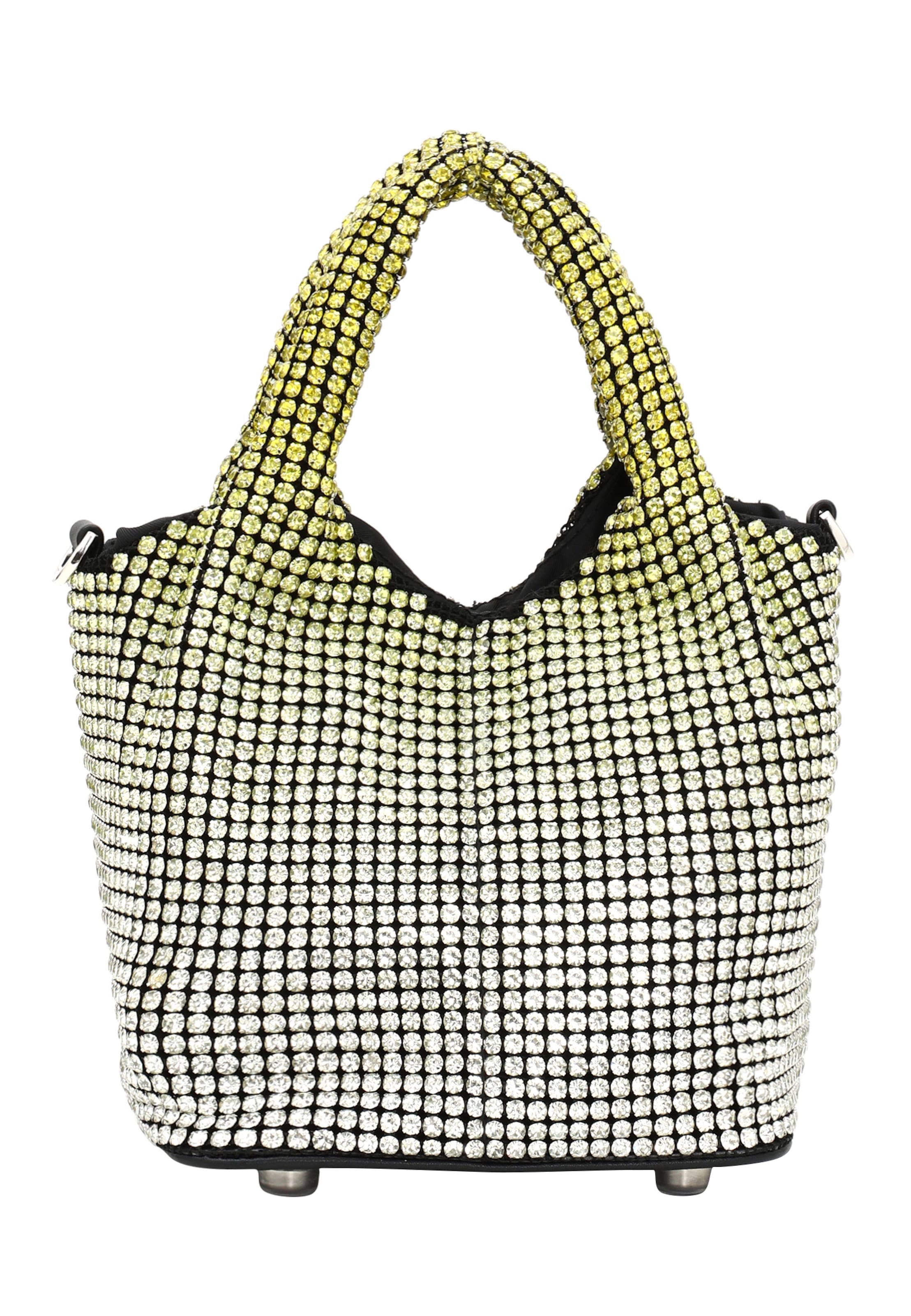 Koosh Handtas in Zilver: voorkant