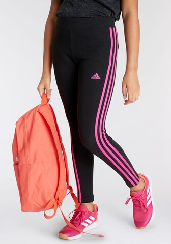 ADIDAS SPORTSWEAR Slimfit Urheiluhousut 'Essentials' värissä musta