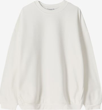 Bershka Суичър в бяло: отпред