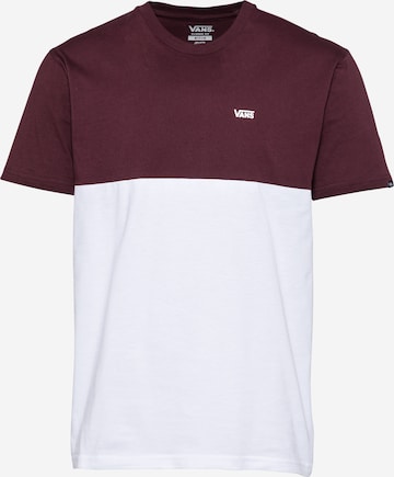 T-Shirt VANS en blanc : devant