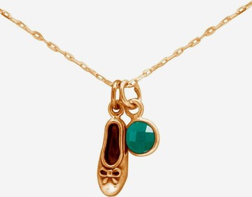 Gemshine Necklace in Gold: front