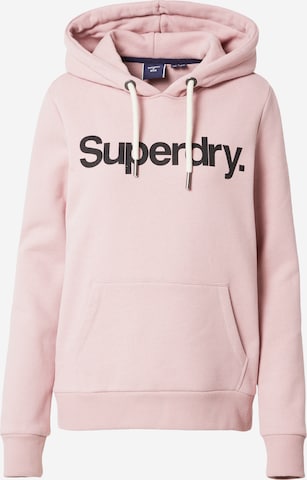 rožinė Superdry Megztinis be užsegimo: priekis