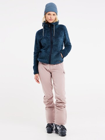 PROTEST Fleece jas 'RIRI' in Blauw