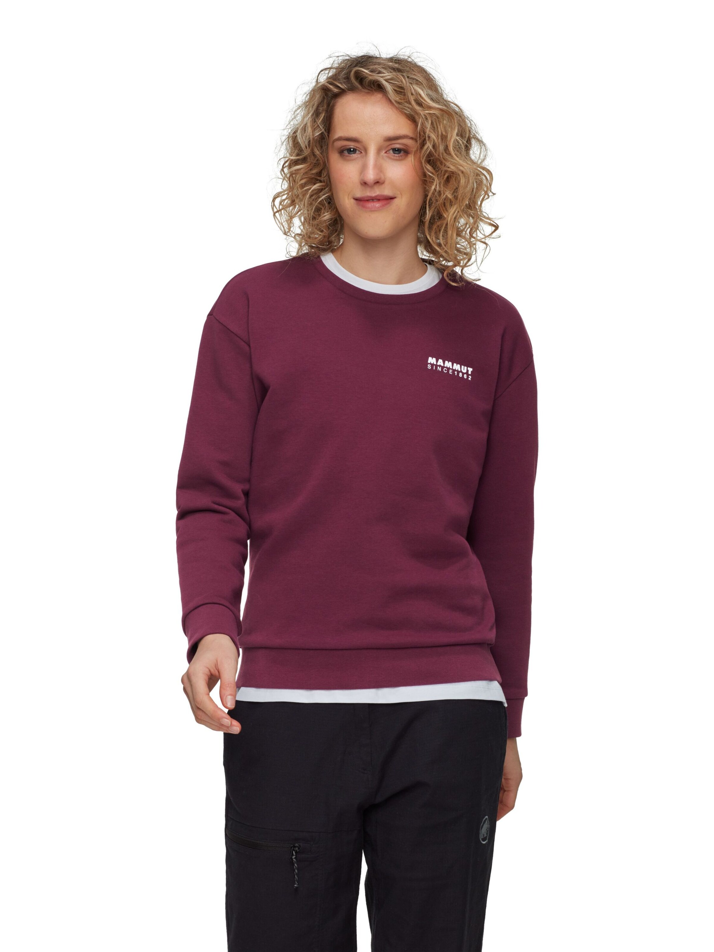 MAMMUT Athletic Sweatshirt in Red: front