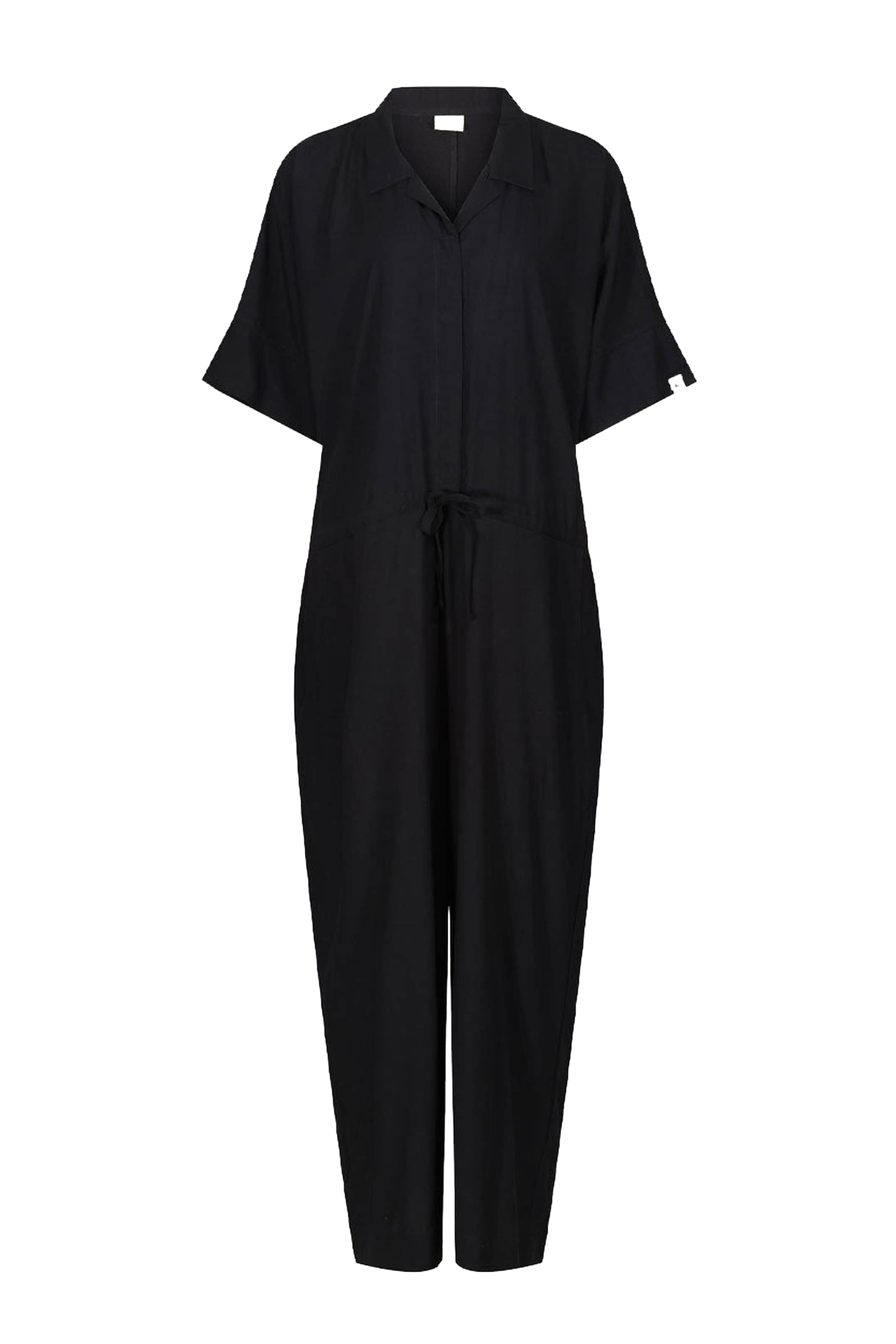 Turtledove London Jumpsuit 'Iris' in Schwarz: Vorderseite