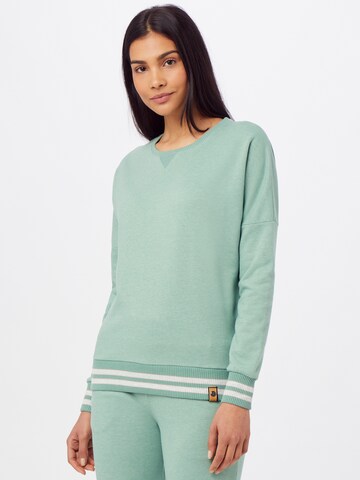 Sweat-shirt 'Shorty checkt ab' Fli Papigu en vert : devant