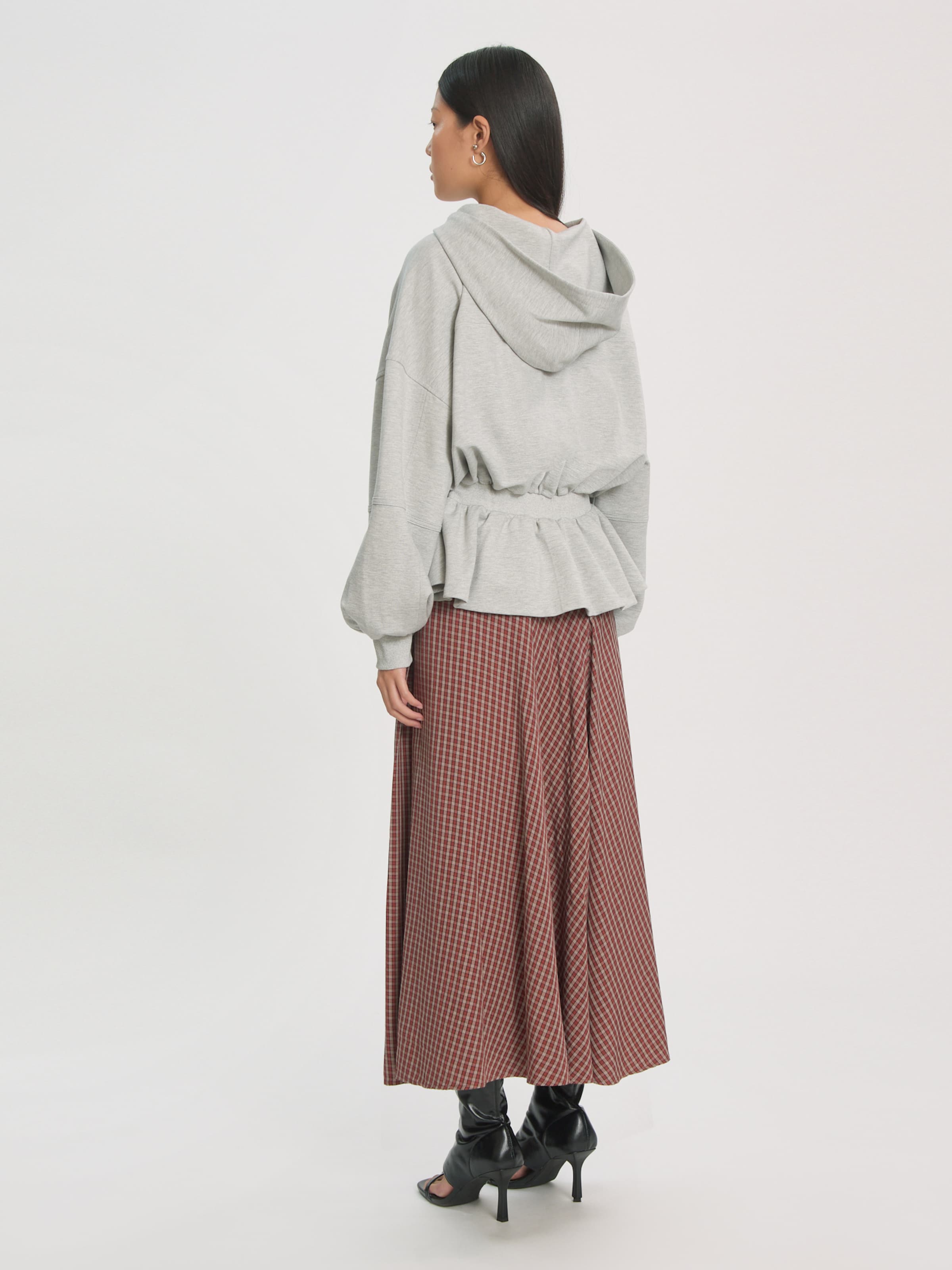 Sweatjacke 'Ulima Peplum'