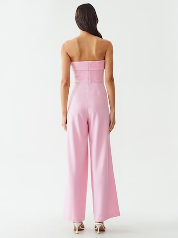 Tuta jumpsuit 'MARC' di Calli in rosa: dietro