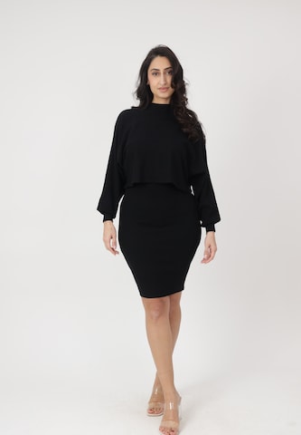 Elara Kjole i sort: forside