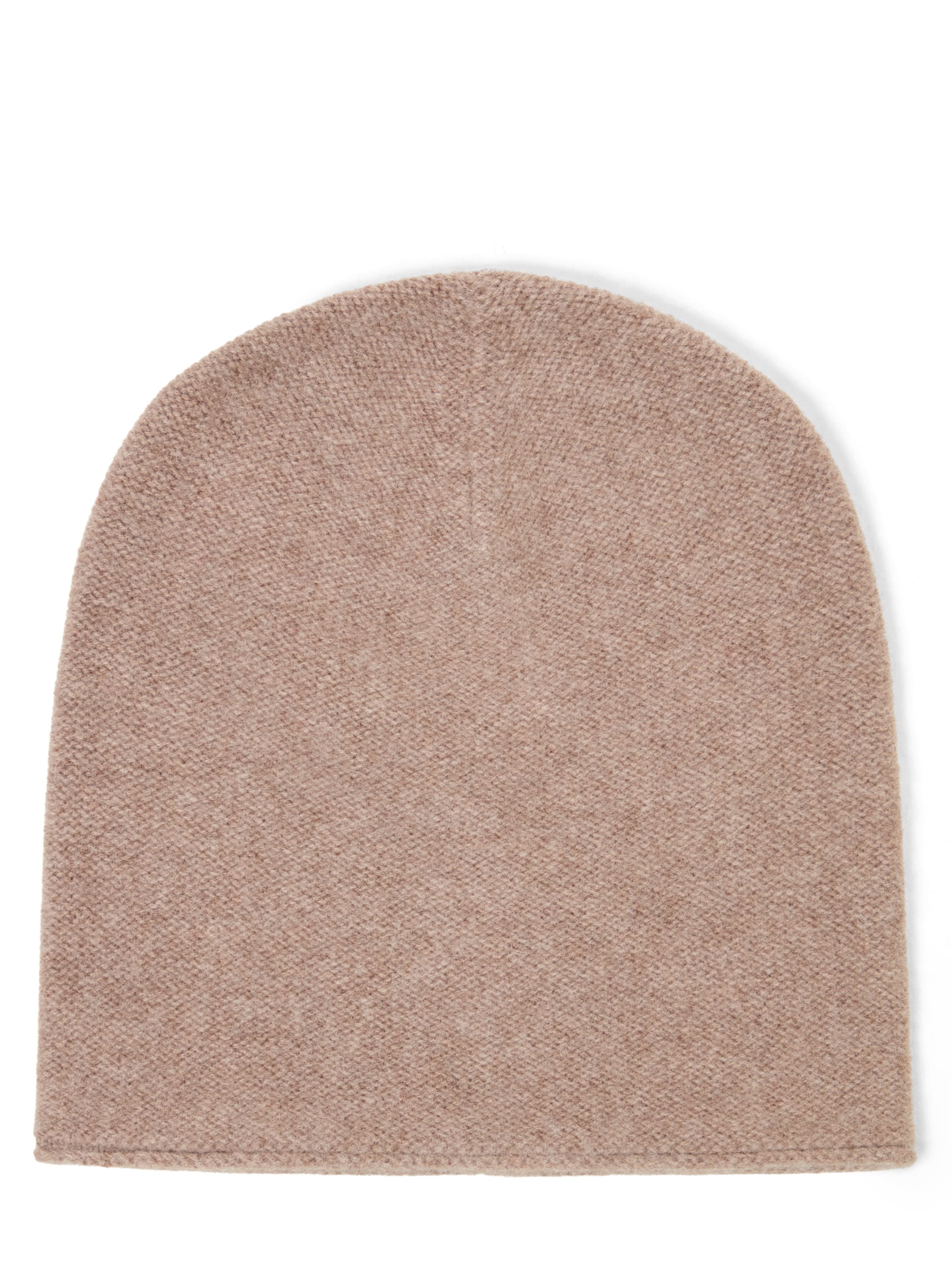 Marie Lund Mütze in Beige: Vorderseite