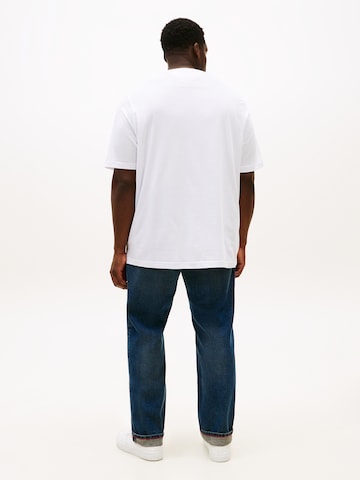 Tommy Hilfiger Big & Tall T-Shirt 'BRAND LOVE SMALL CENTER' in Weiß