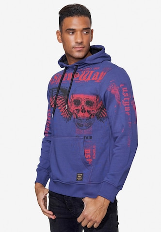 Rusty Neal Sweatshirt in Blauw: voorkant