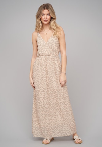Cloud5ive Kleid in Beige: Vorderseite