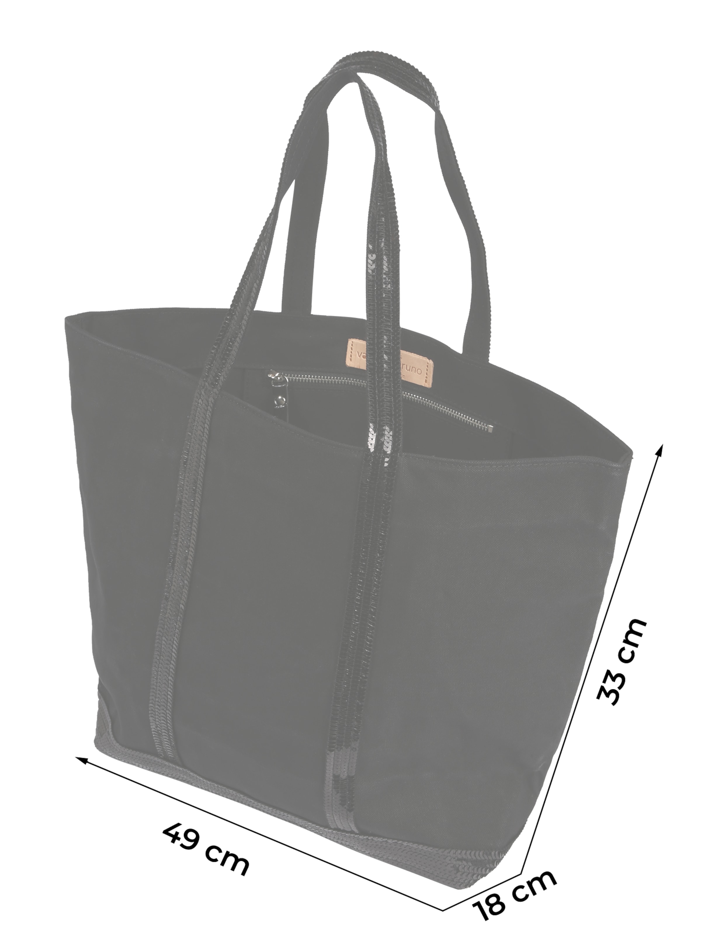 juoda Vanessa Bruno Pirkinių krepšys 'CABAS'