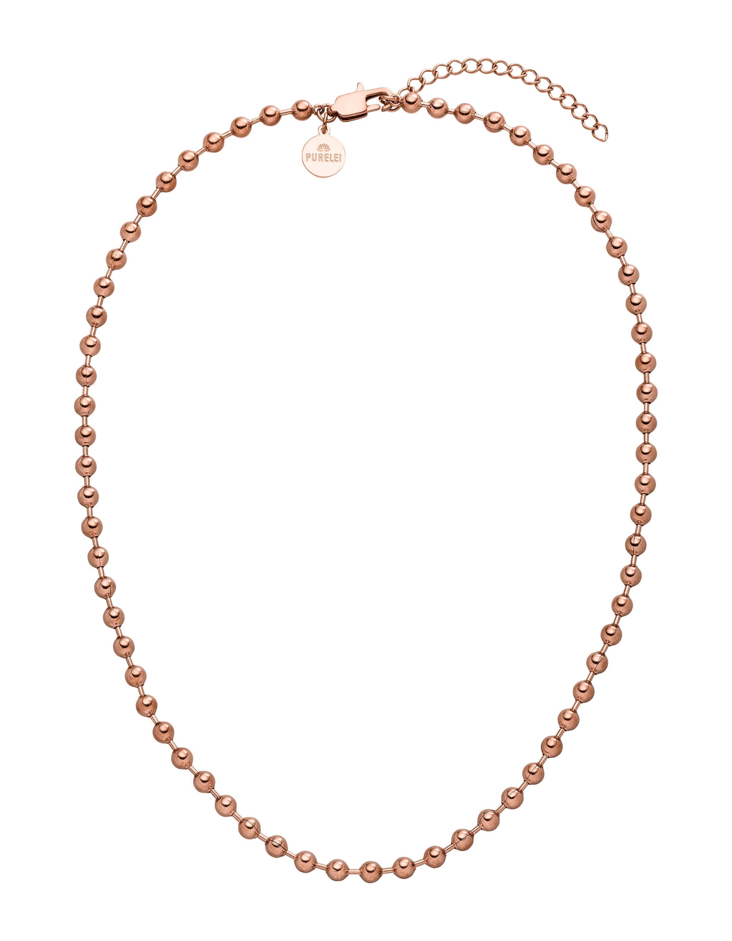 PURELEI Kette 'Bubble' in rosegold, Produktansicht