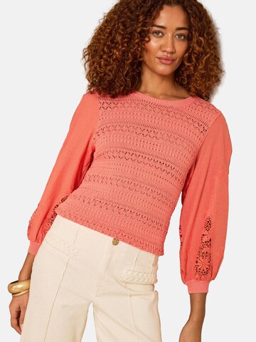 love & roses Pullover i pink: forside