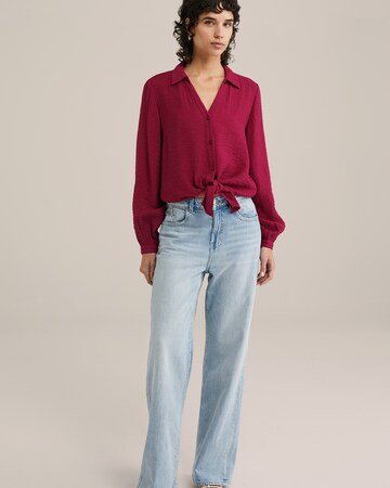 Chemisier WE Fashion en rouge