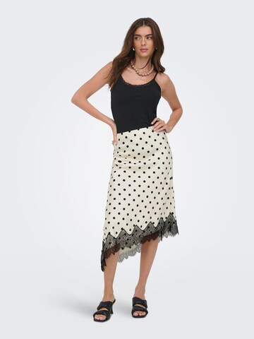 Jupe 'ONLBella' ONLY en blanc