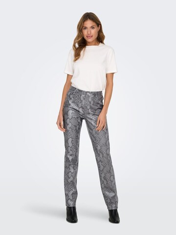 ONLY Baggy Broek 'Azula' in Grijs: voorkant