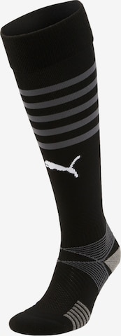 PUMA Soccer Socks in Black: front