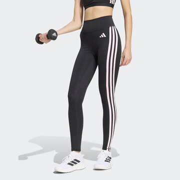 ADIDAS PERFORMANCE Skinny Sporthose 'Optime Essentials' in Schwarz: Vorderseite