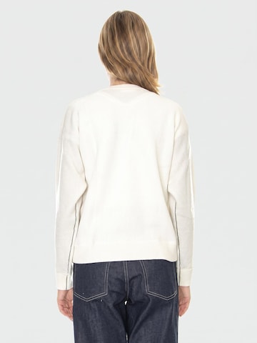 Pull-over 'Womens Pullover-70V White Crewneck Sweater' LACOSTE en blanc