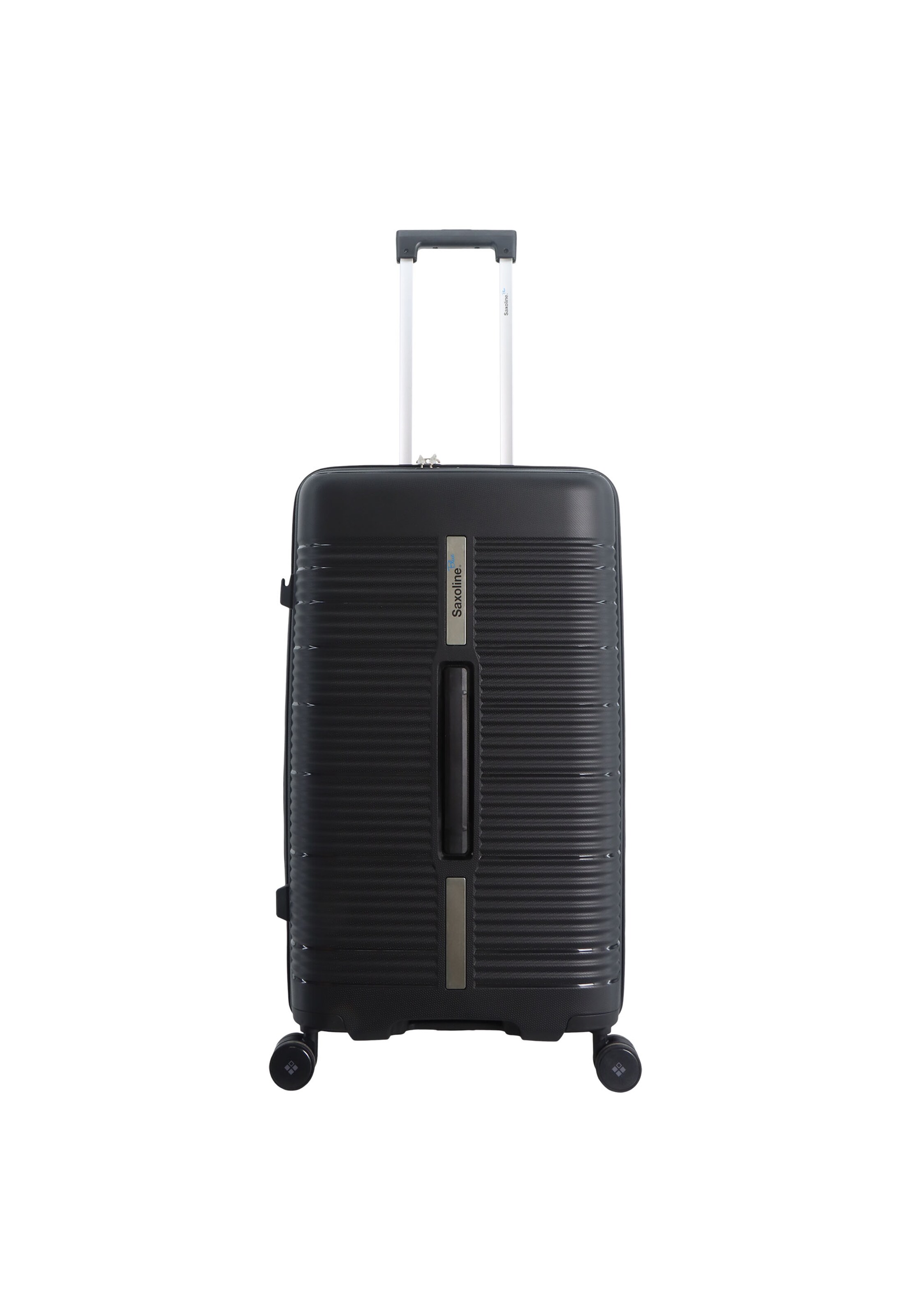 Saxoline Blue Suitcase 'Overly' in Black: front