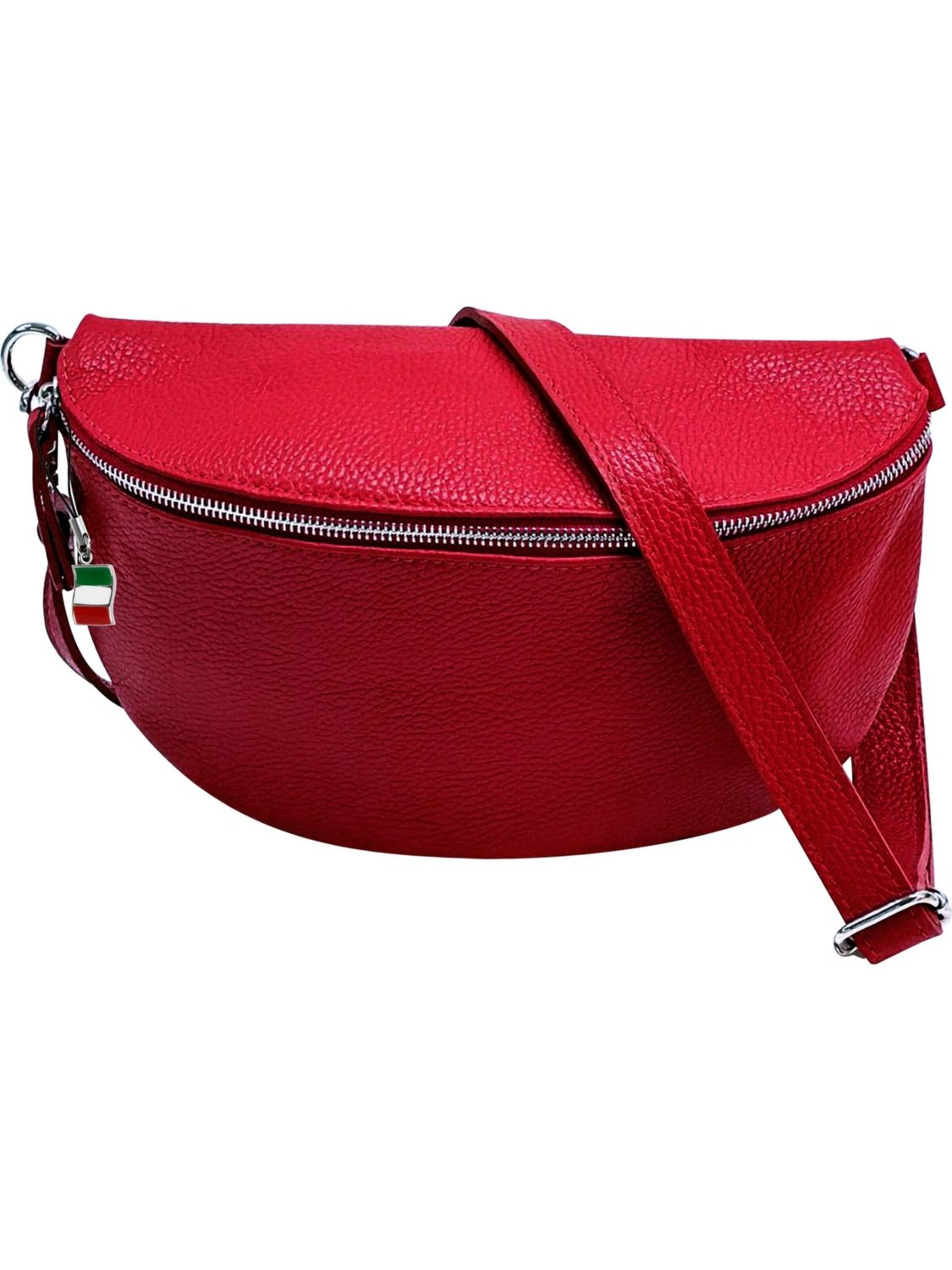 Florence Fanny Pack in Red: front