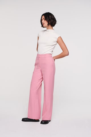 Aligne regular Παντελόνι με τσάκιση 'FEMI' σε ροζ
