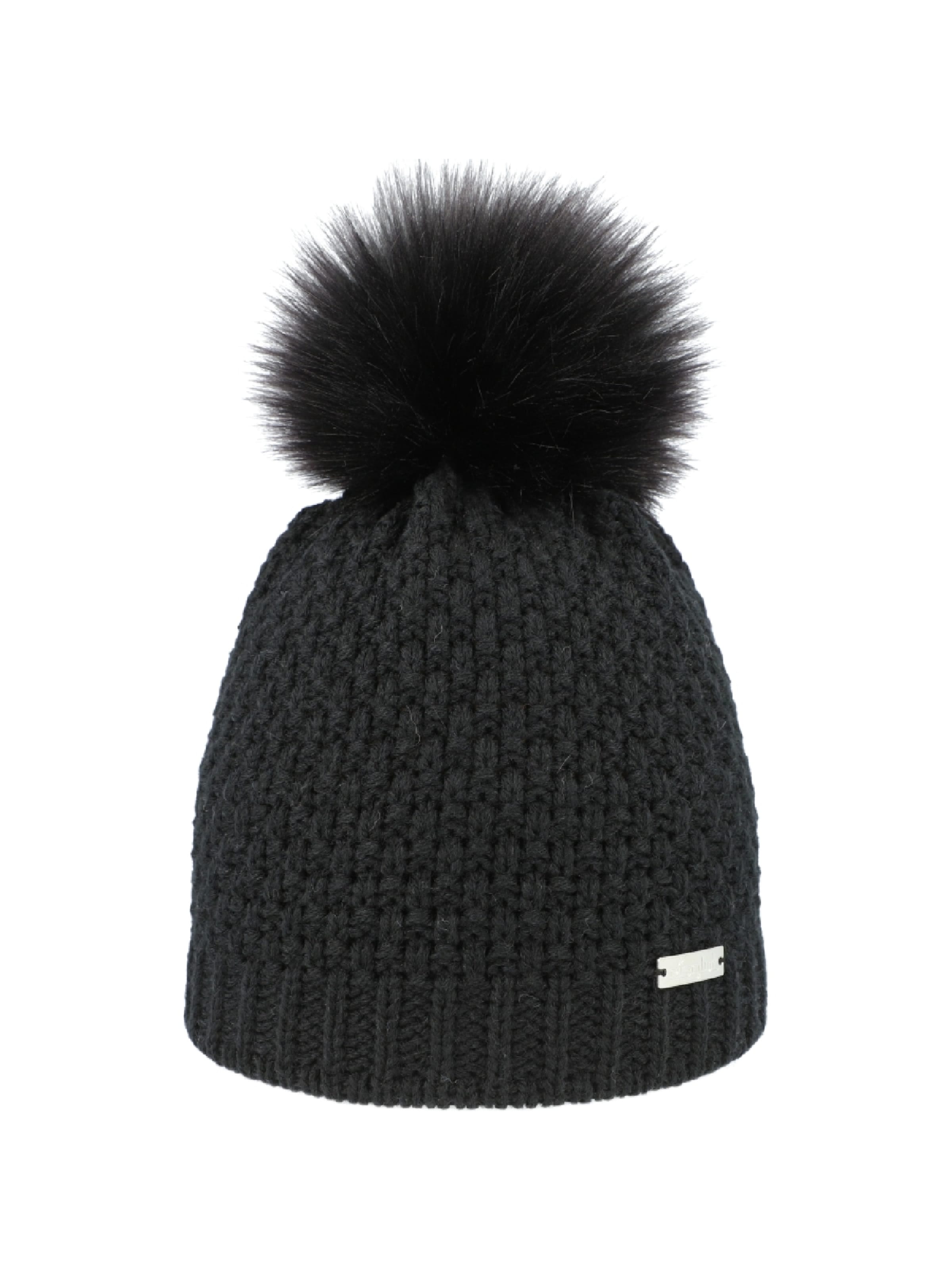 Bonnet 'Lilottal' Eisglut en noir : devant